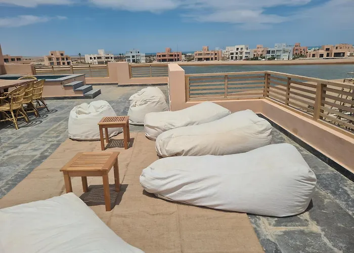 El Gouna - 3 Bedroom - Rooftop-pool - Ancient Hills Apartman Gurdaka