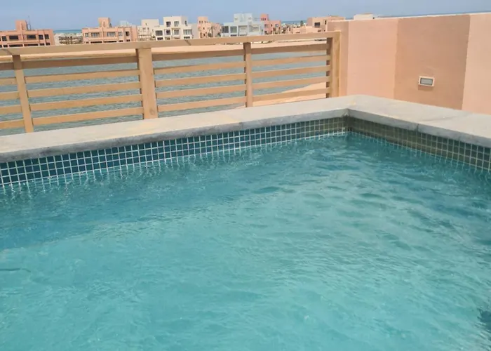 El Gouna - 3 Bedroom - Rooftop-pool - Ancient Hills Apartman Gurdaka