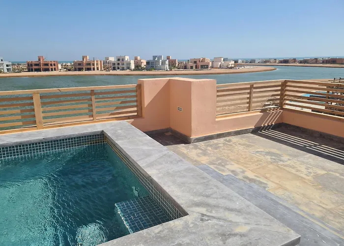 Apartman El Gouna - 3 Bedroom - Rooftop-pool - Ancient Hills *