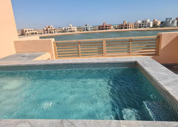El Gouna - 3 Bedroom - Rooftop-pool - Ancient Hills Apartman Gurdaka